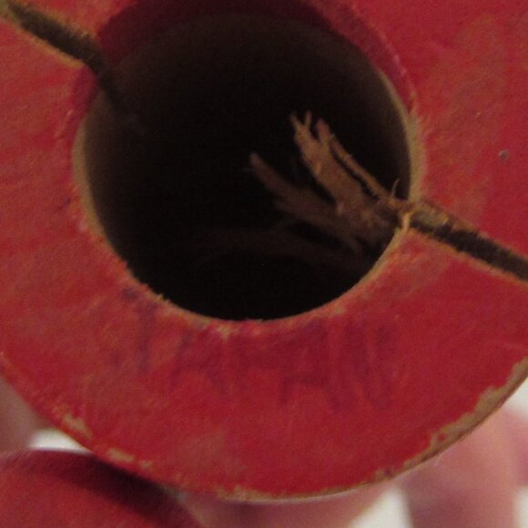 Vintage Mid-Century Wooden Cat Clacker Whistle Toy Japan - Picture 7 of 14